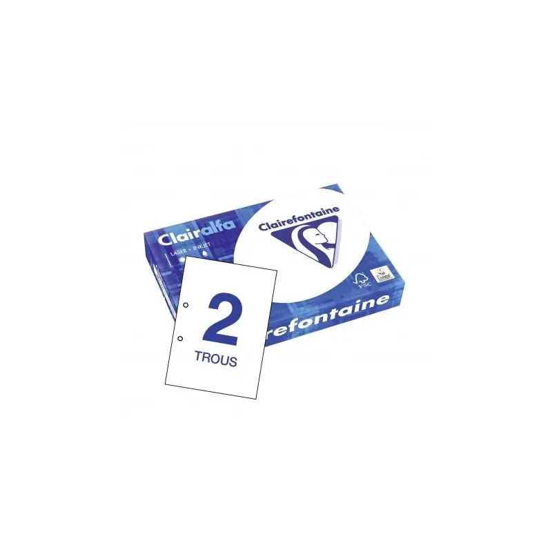 Acheter Direct Clairalfa, Papier multifonction, PERFOCOPY, A4, 80 g, 2 trous, 500 Feuilles, 2979C