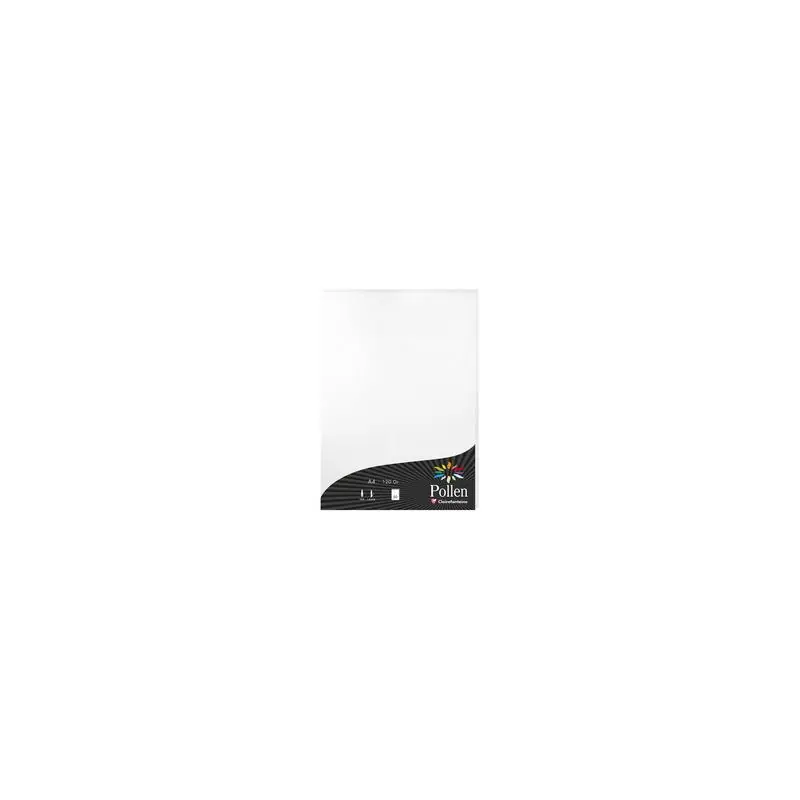 Authentique Pollen by Clairefontaine, Papier A4, 210x297mm, blanc irisé, 24302C