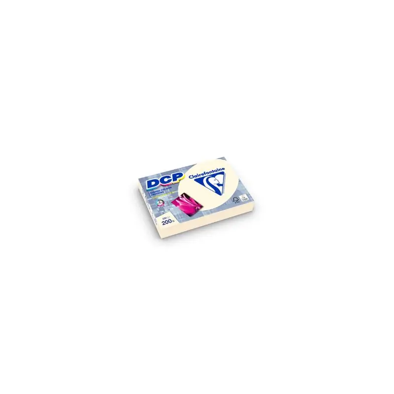 Prix Réduit Clairefontaine, Papier multifonction DCP, A4, 200g, Ivoire, 6822C
