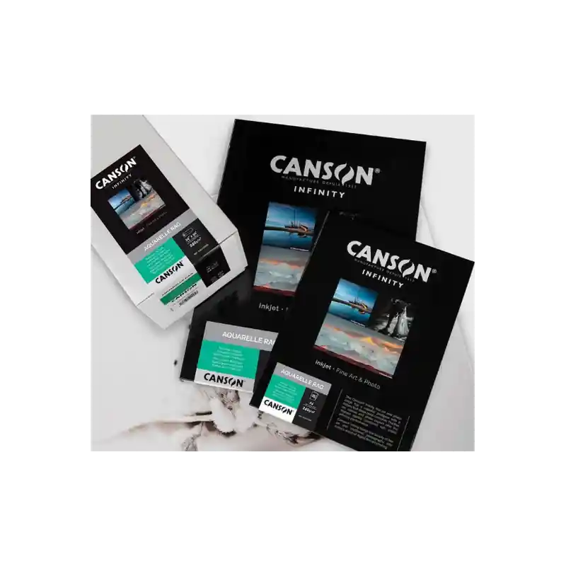 Canson, Infinity, Papier photo, Aquarelle Rag, A4, 310g, C206211005 Solde