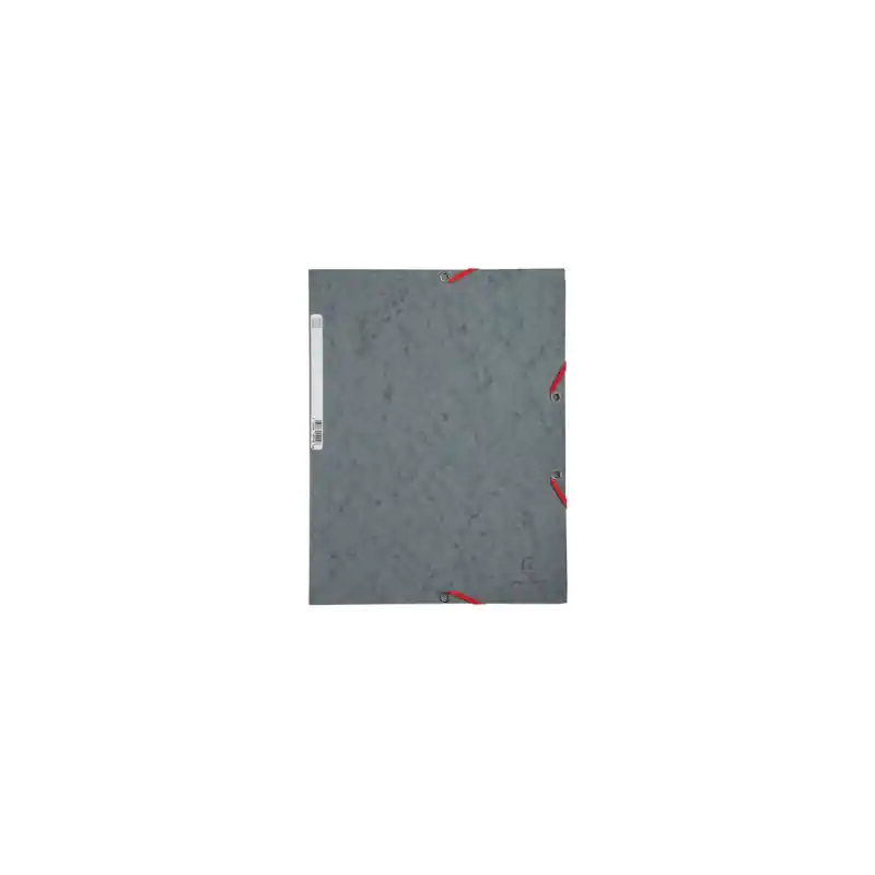 Exacompta, Chemise à élastiques, A4, Carton, Gris, 3 rabats, 55511E Usine Directe