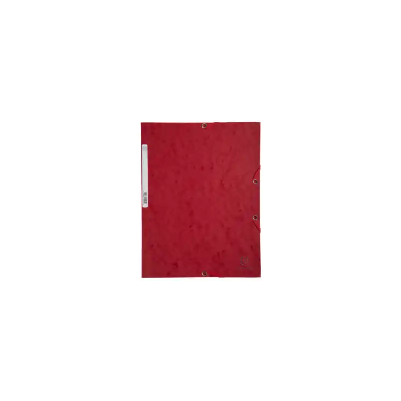 Exacompta, Chemise à élastiques, A4, Carton, Cerise, 3 rabats, 55525E Achat Immédiat