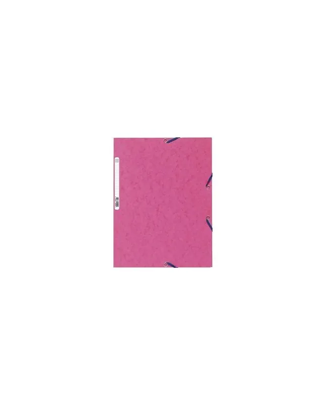 Prix Bas Exacompta, Chemises à élastiques, 3 rabats, Carte, Rose fuchsia, 55520E