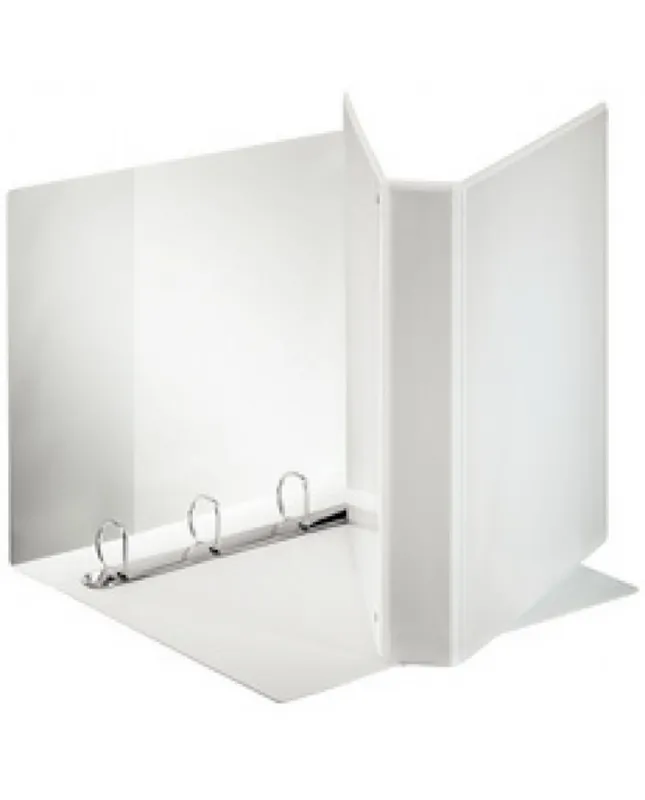 Esselte, Classeur personnalisable, Dos 75mm, 4 anneaux, 3 faces, Blanc, 55297 Affaire À Saisir