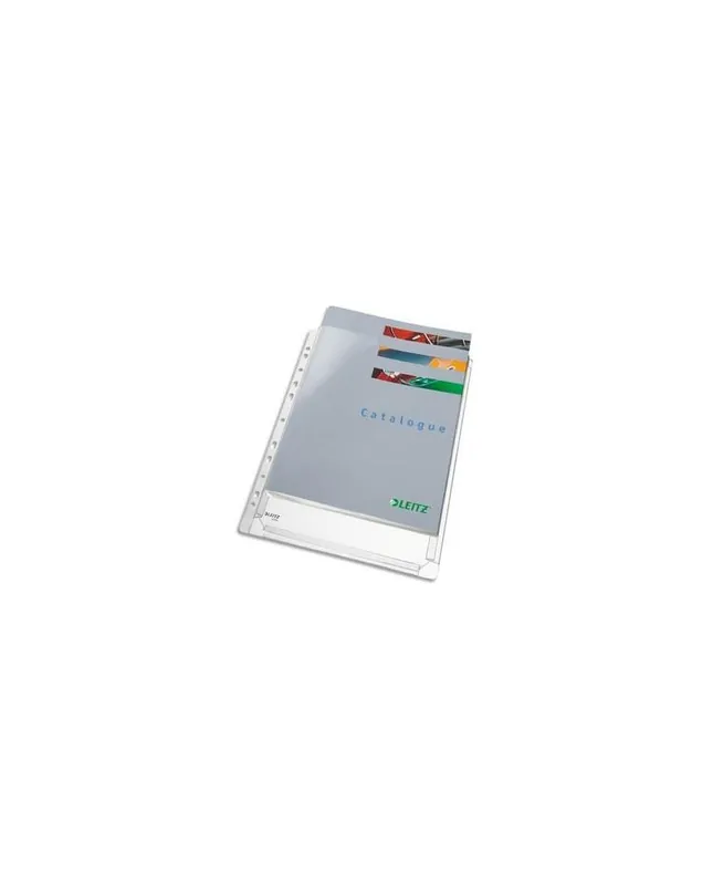 Leitz, Pochettes perforées, Maxi, A4, PVC, Soufflet 20 mm, 4756-30-03 Vente Flash