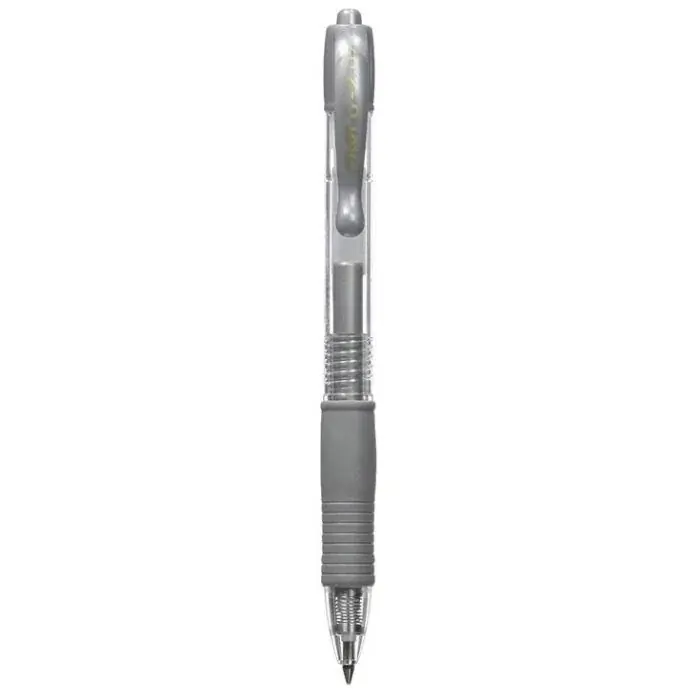 Stylo roller à encre gel G-2 07 Metallic – Argent PILOT Acheter Direct