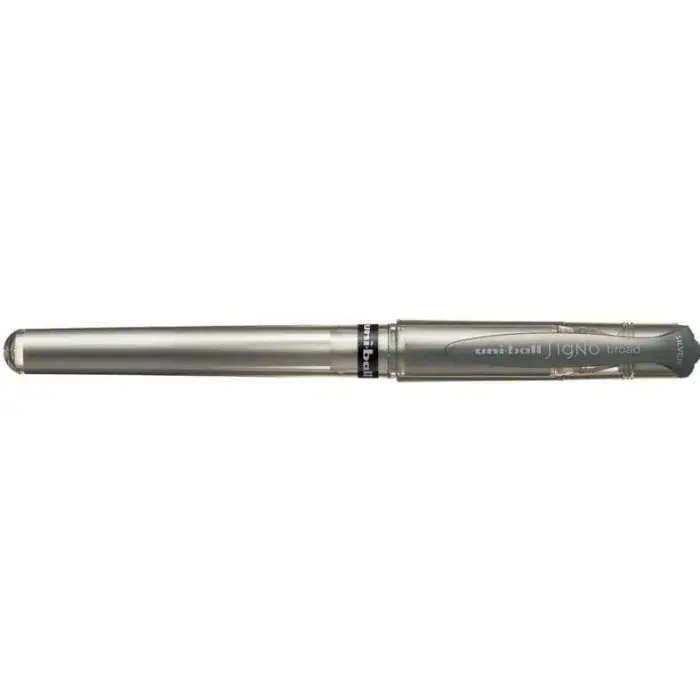 Stylo roller à encre gel SIGNO Broad UM-153 – Argent UNI-BALL Bon Marché