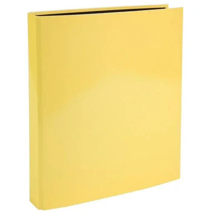 Classeur rigide à 4 anneaux en D – Dos 40 mm – Jaune EXACOMPTA Aquarel Prix Réduit