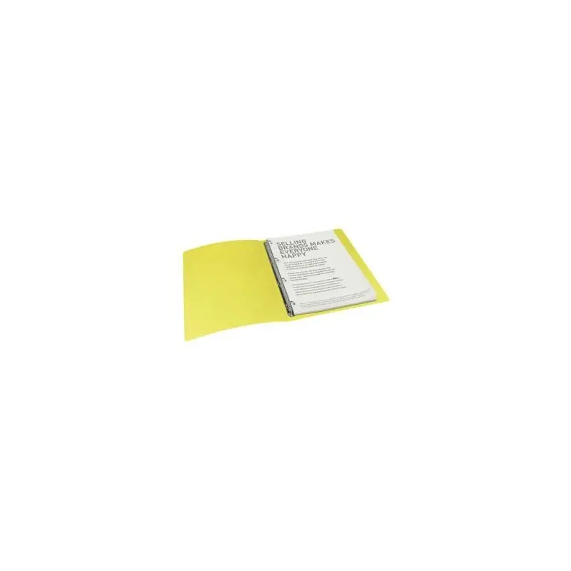 Jusqu’à Épuisement Des Stocks ESSELTE Classeur 4 anneaux ronds Colour Ice dos de 25 cm en polypropylène 5-10ème. Coloris Jaune