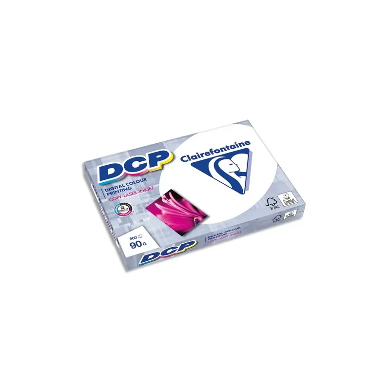 Livraison Express CLAIREFONTAINE Ramette de 500 feuilles papier Blanc DCP copieur, Laser, Jet d'encre couleur 90gr A3 1834