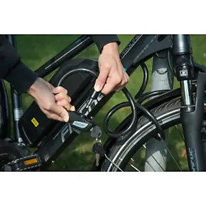 Câble antivol pour vélo, longueur: 1.800 mm, noir Must-Have