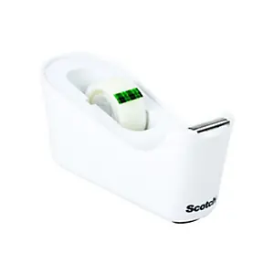 Scotch Dévidoir de ruban adhésif C18 Blanc + 1 rouleau de ruban adhésif Magic 19 mm x 33 m Vente Flash