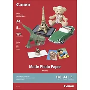 Canon Matte Photo Paper, 5 feuilles 7981A042 Soldes