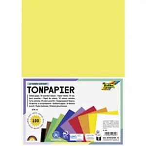Soldes Papier de couleur, A4, 130 g/m2, assorti