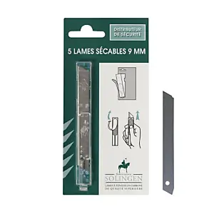 5 lames 9 mm pour cutter à vis Nouvelle Collection