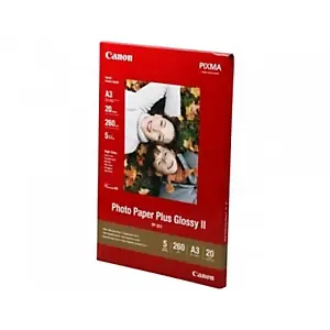 Authentique Canon PP-201, Hautement brillant, 260 g/m², A3, 20 feuilles, 270 µm, Canon Lucia, ChromaLife100+ 2311B020