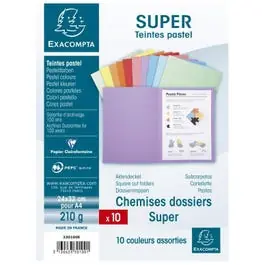 Affaire À Saisir Chemises super 210 assorties 10 teintes paquet 10