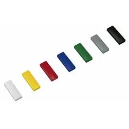 Nouvel Arrivage Boite de 10 aimants maulsolid 54x19mm puiss. 1kg assorti