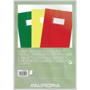 Populaire Paquet de 3 protège-cahiers PP opaque + étiquette, format A4, coloris assortis 3X12102PP AURORA