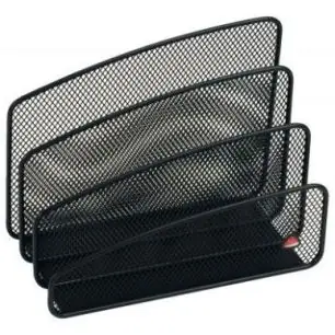Populaire Trieur vertical 3 compartiments métal Mesh Noir MESHLETTER N MESH ALBA