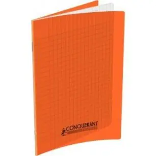 Piqûre 60 pages 17x22 cm seyès 90g couverture en polypropylène orange 100105474 HAMELIN Achat Immédiat